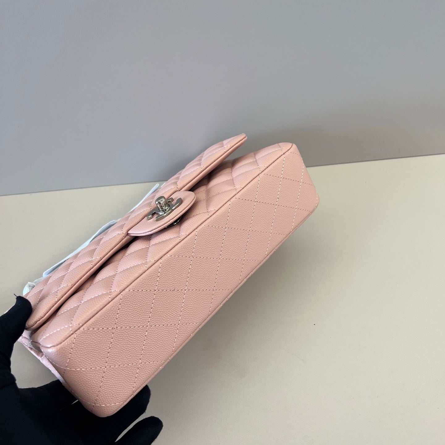 Caviar Leather Classic Double Flap Bag