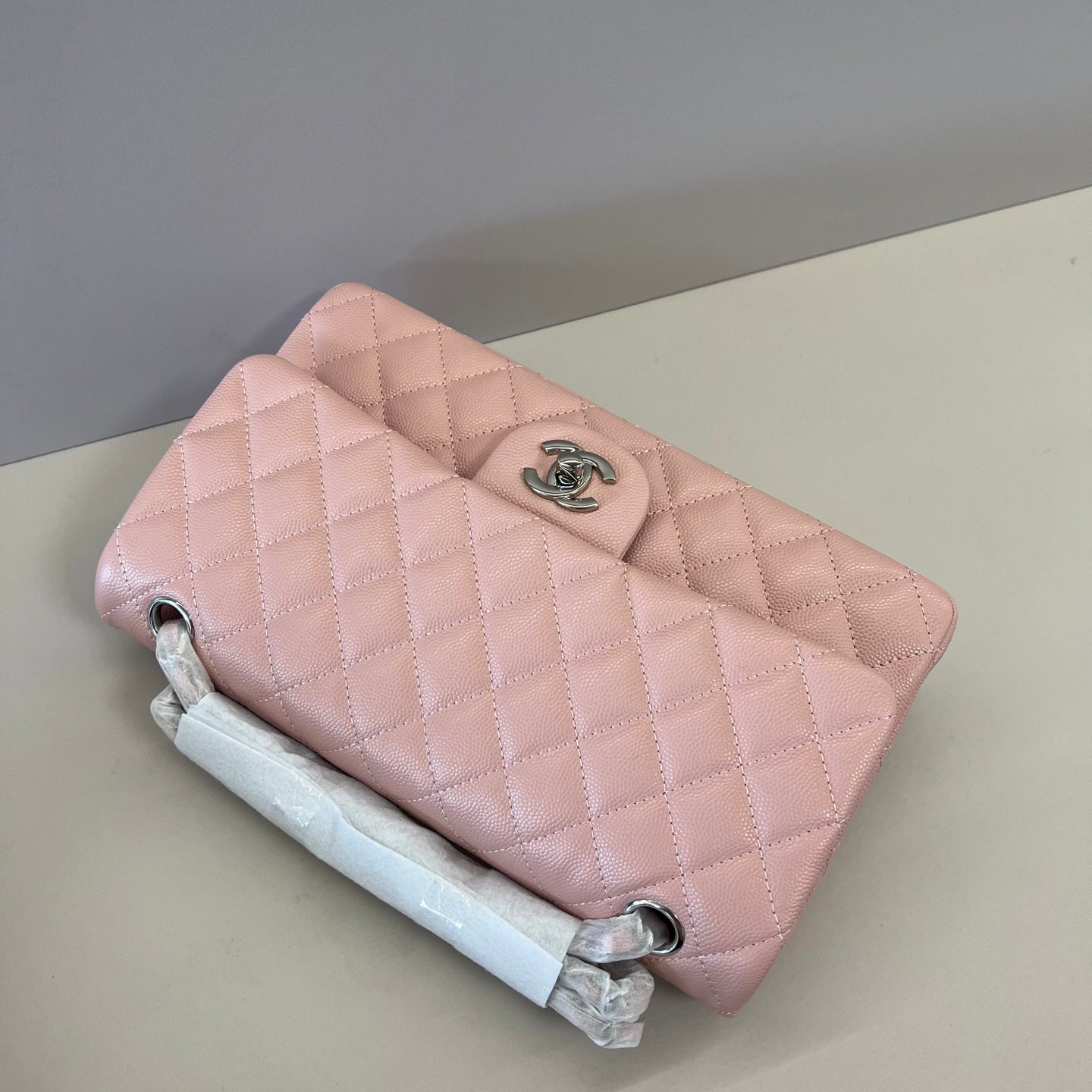 Caviar Leather Classic Double Flap Bag