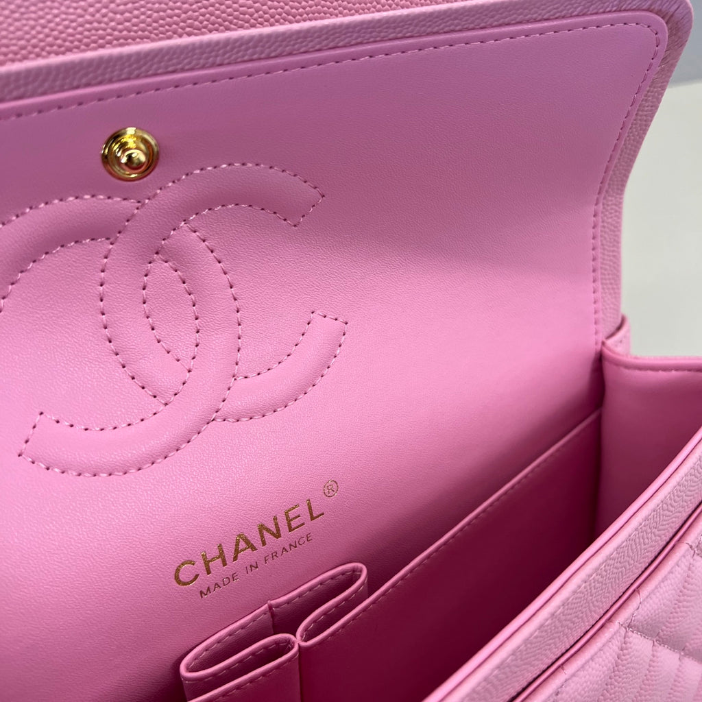 Caviar Leather Classic Double Flap Bag