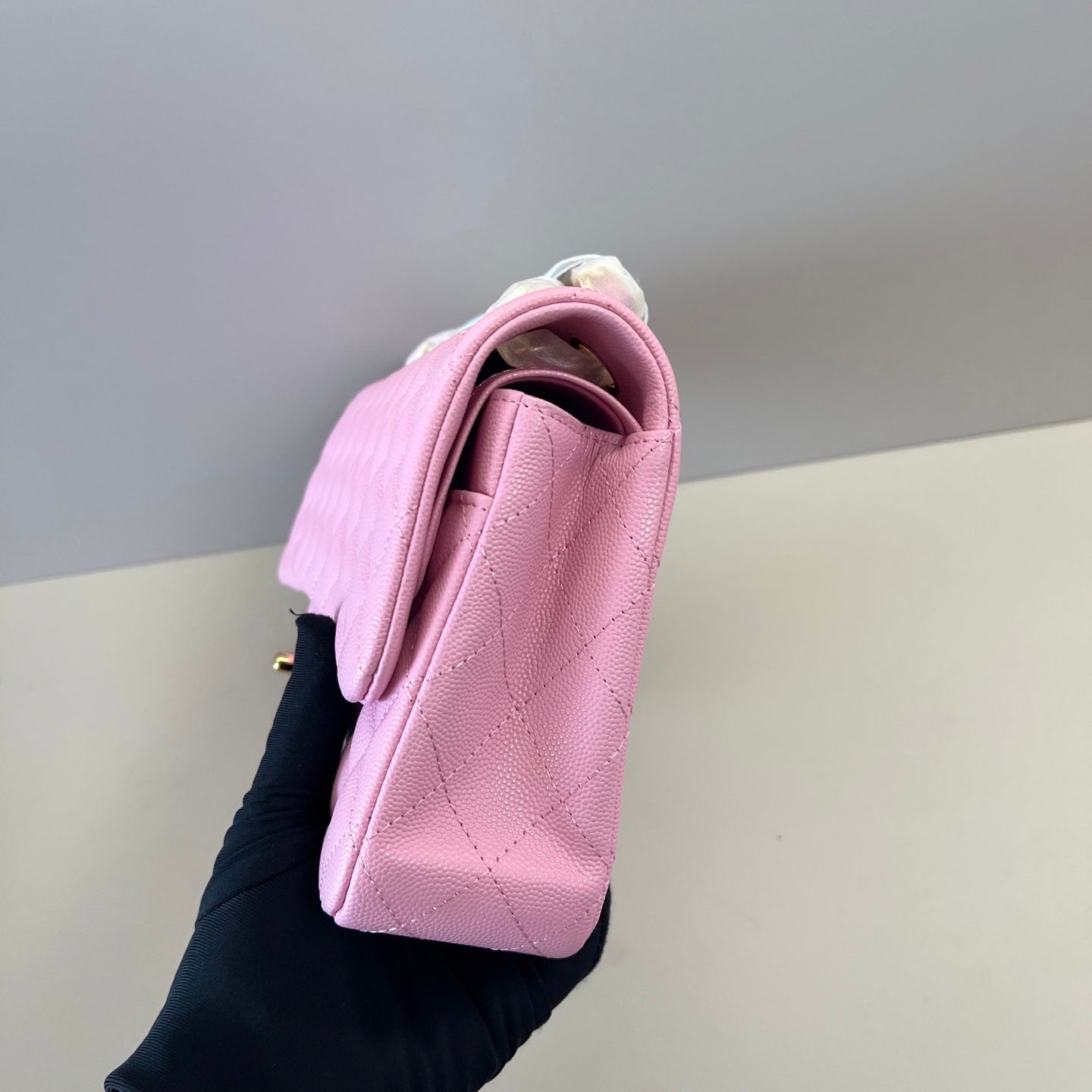 Caviar Leather Classic Double Flap Bag