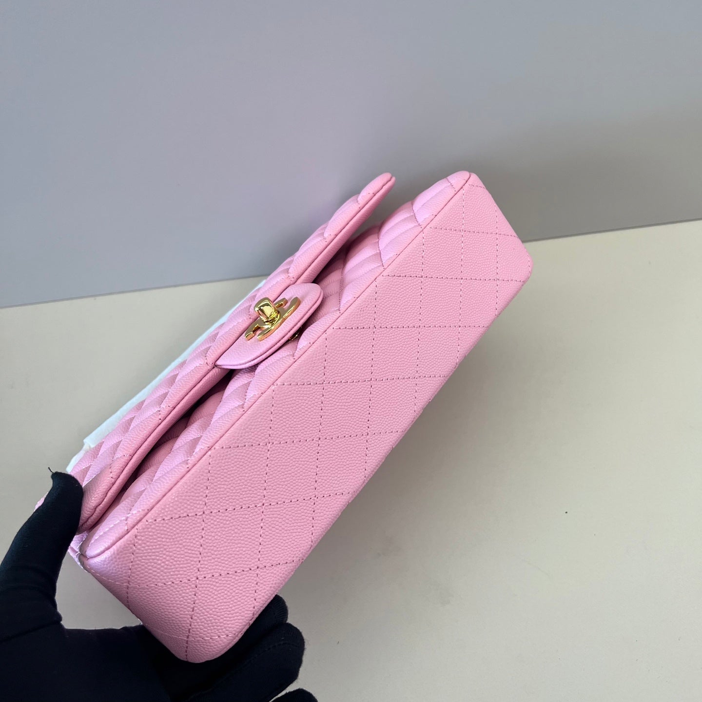 Caviar Leather Classic Double Flap Bag