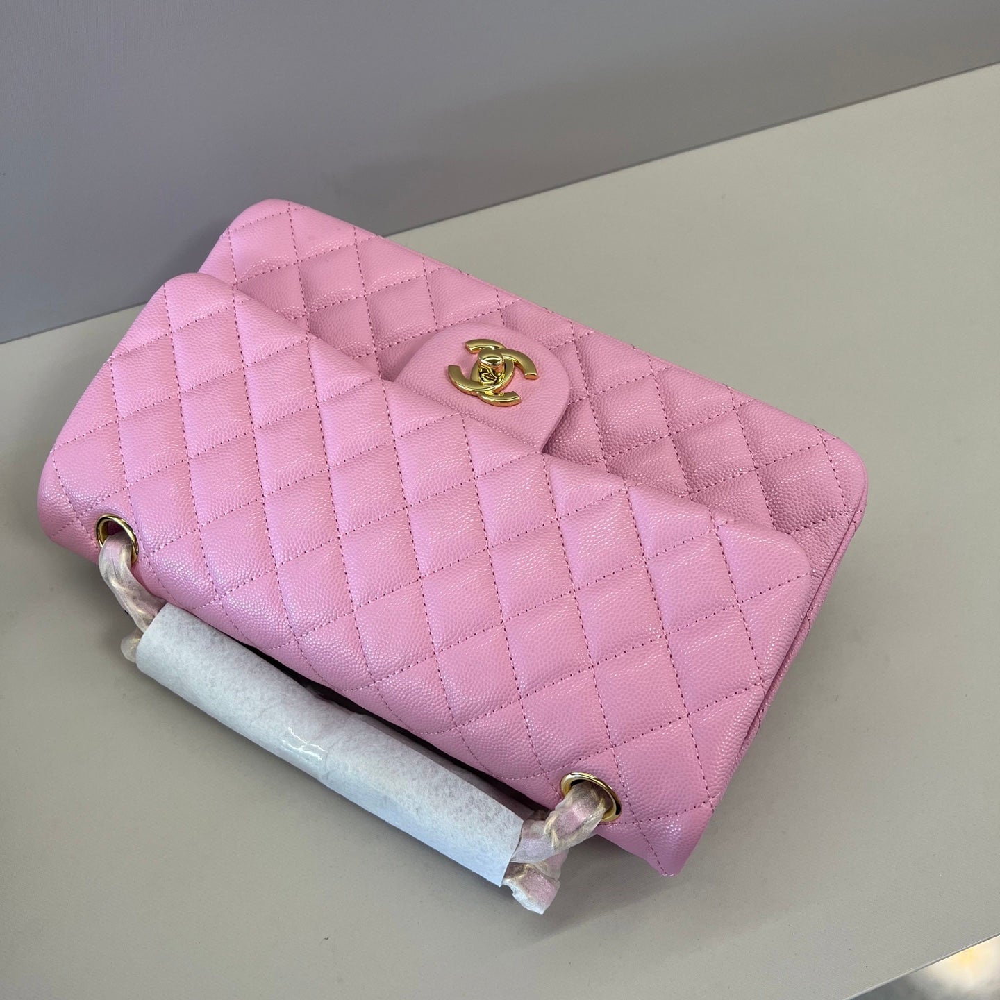 Caviar Leather Classic Double Flap Bag