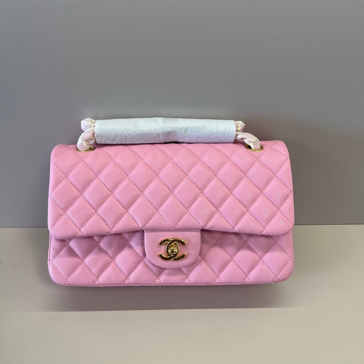 Caviar Leather Classic Double Flap Bag