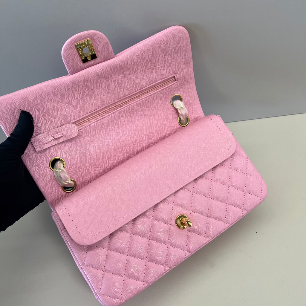 Caviar Leather Classic Double Flap Bag