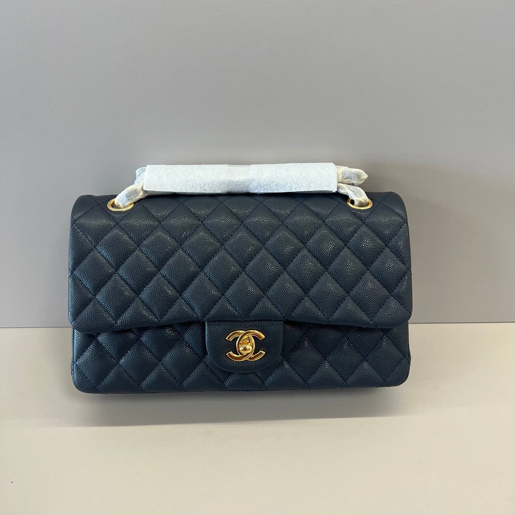 Caviar Leather Classic Double Flap Bag