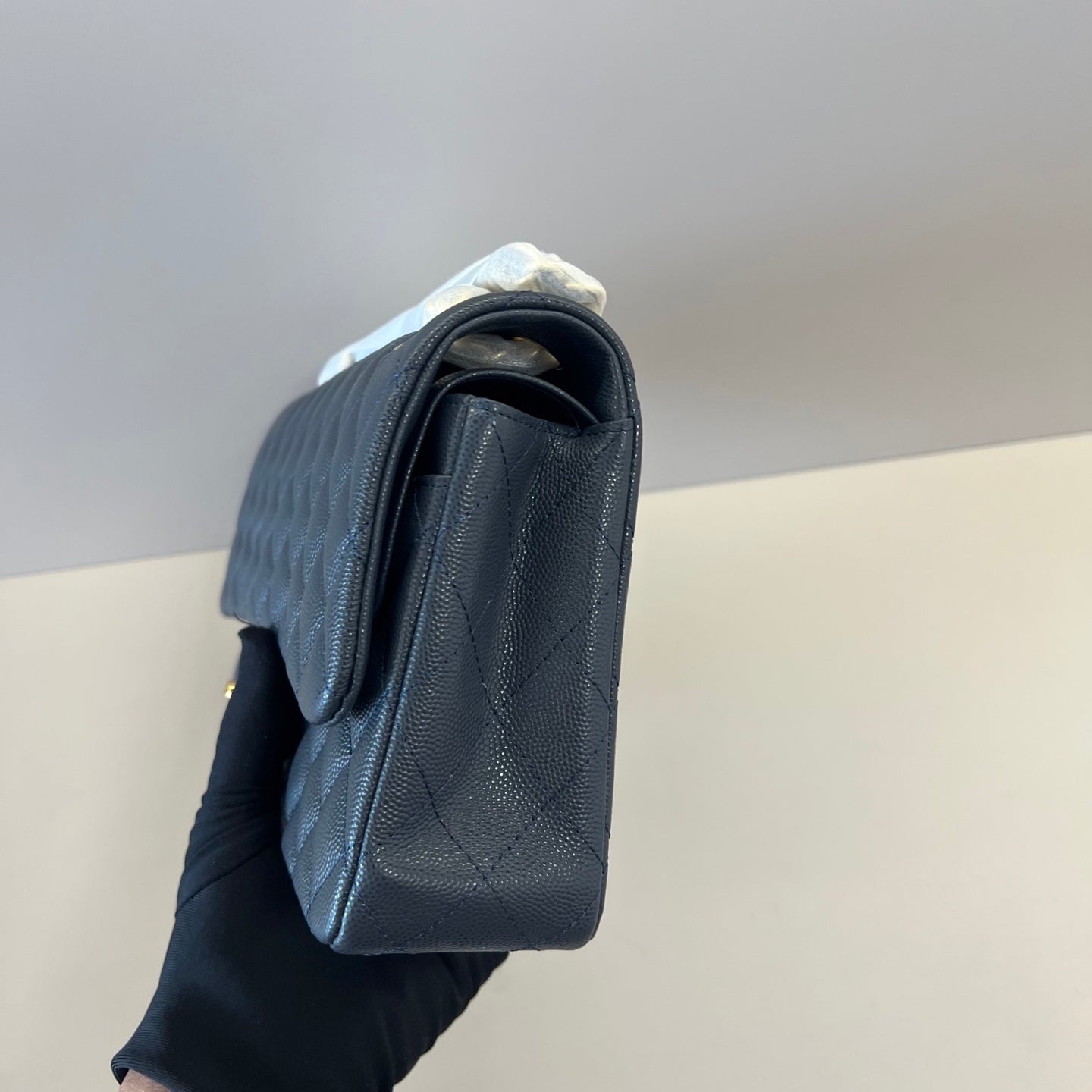 Caviar Leather Classic Double Flap Bag