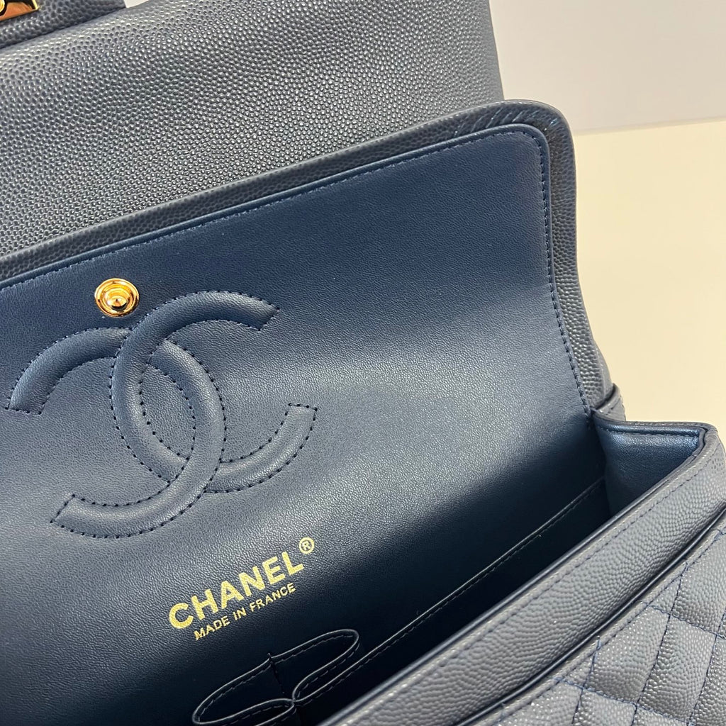 Caviar Leather Classic Double Flap Bag