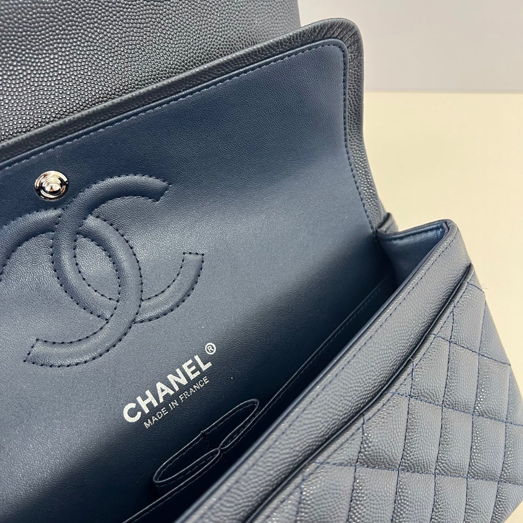 Caviar Leather Classic Double Flap Bag