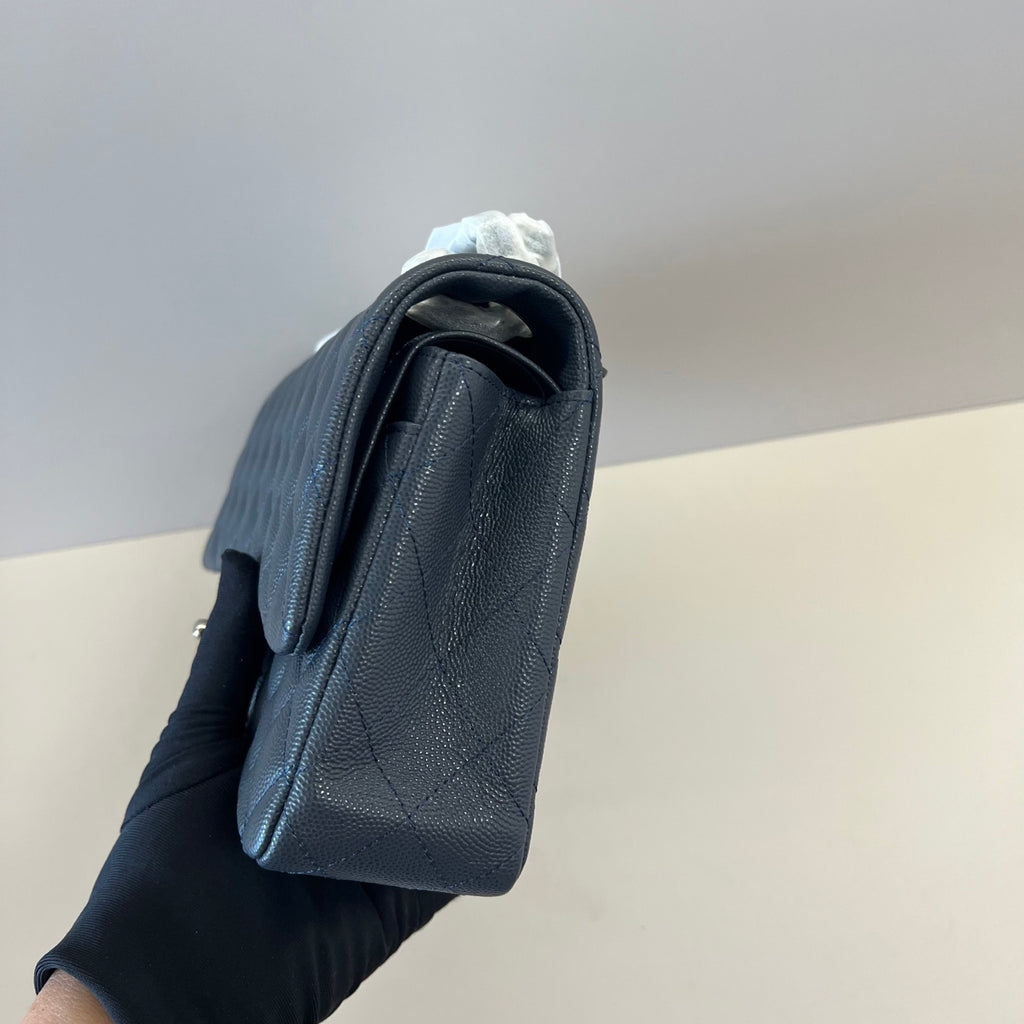 Caviar Leather Classic Double Flap Bag