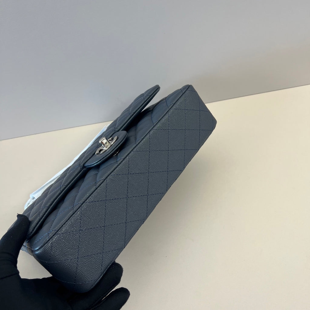 Caviar Leather Classic Double Flap Bag