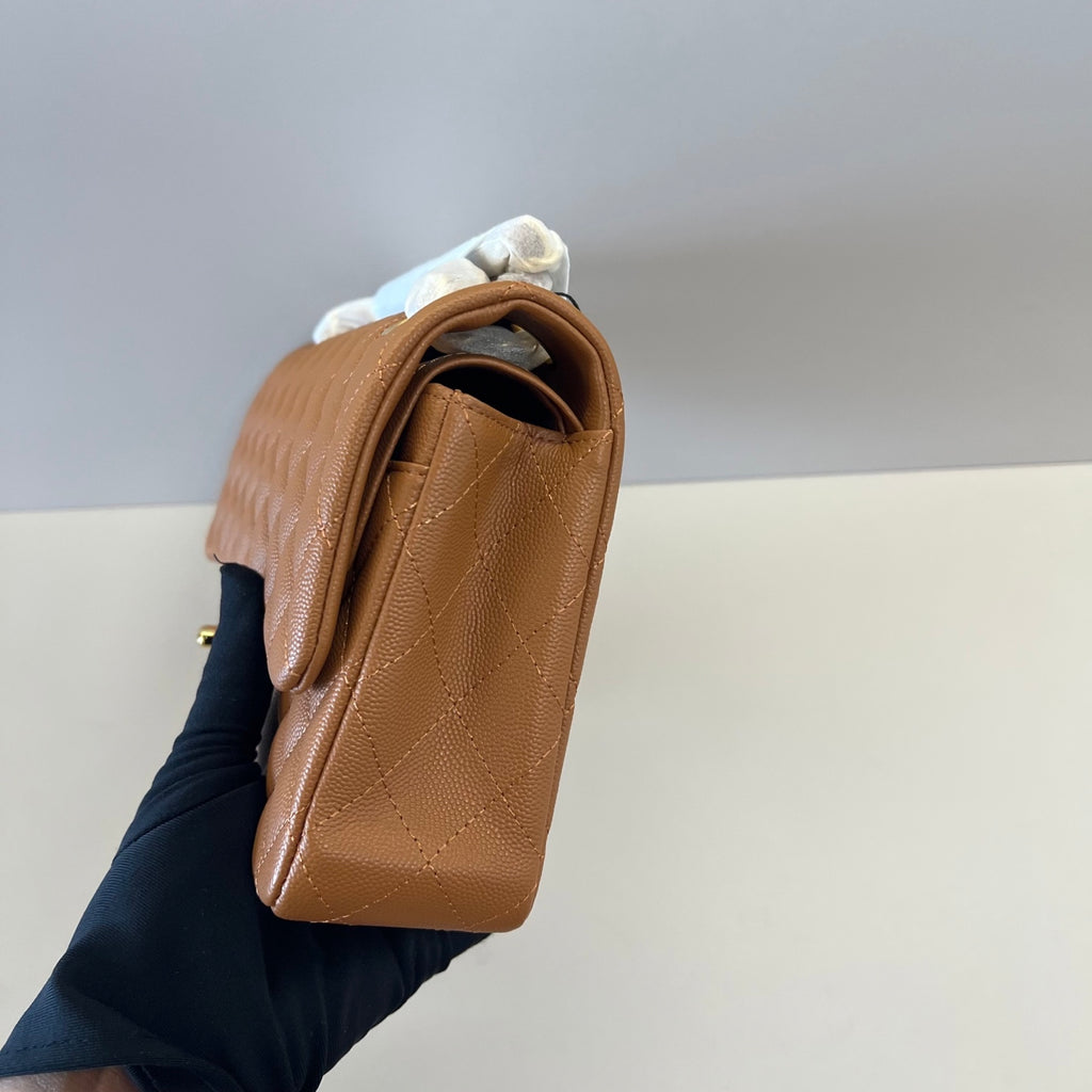 Caviar Leather Classic Double Flap Bag