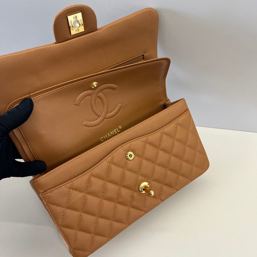 Caviar Leather Classic Double Flap Bag