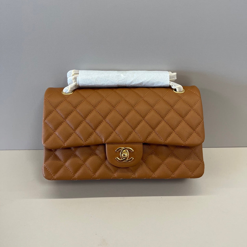 Caviar Leather Classic Double Flap Bag