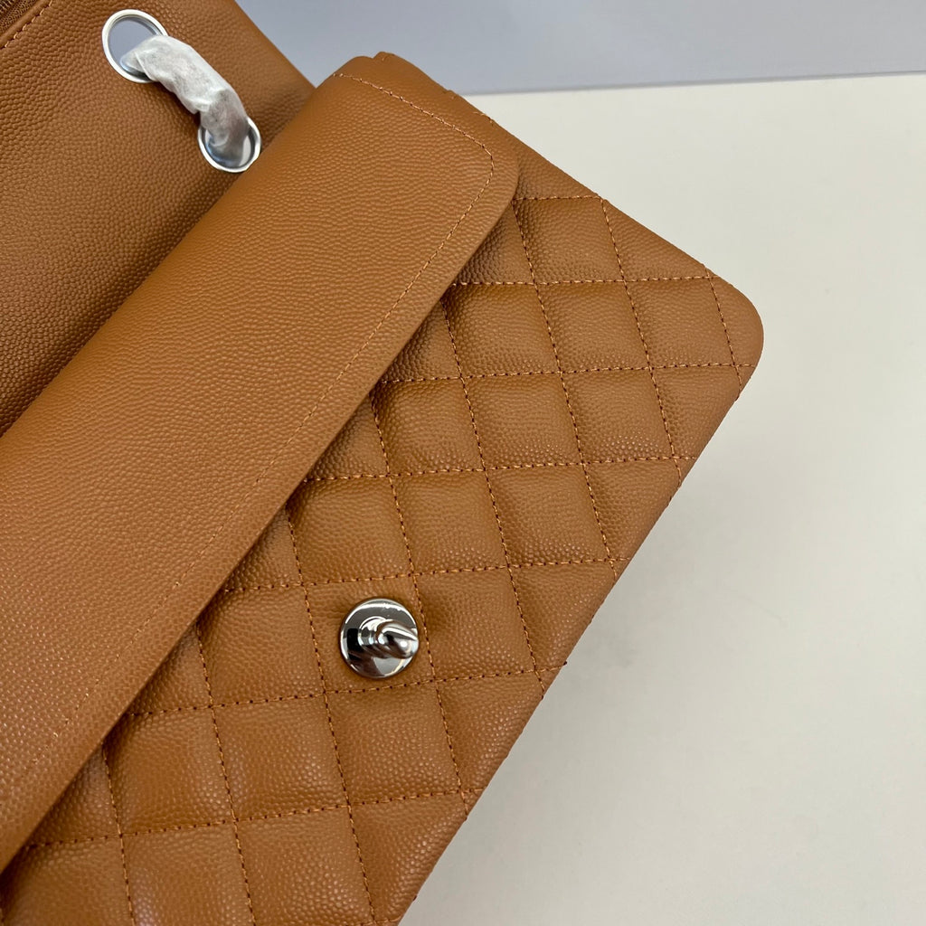 Caviar Leather Classic Double Flap Bag