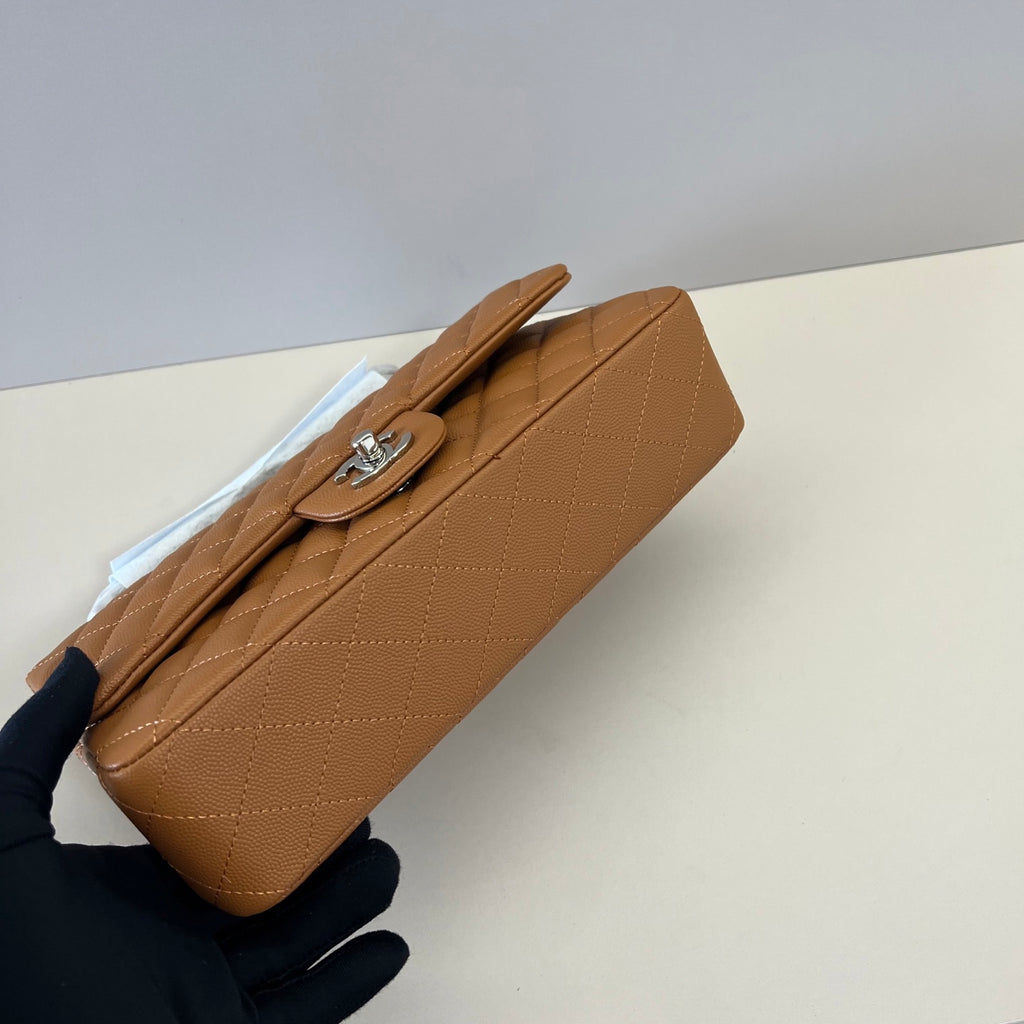 Caviar Leather Classic Double Flap Bag