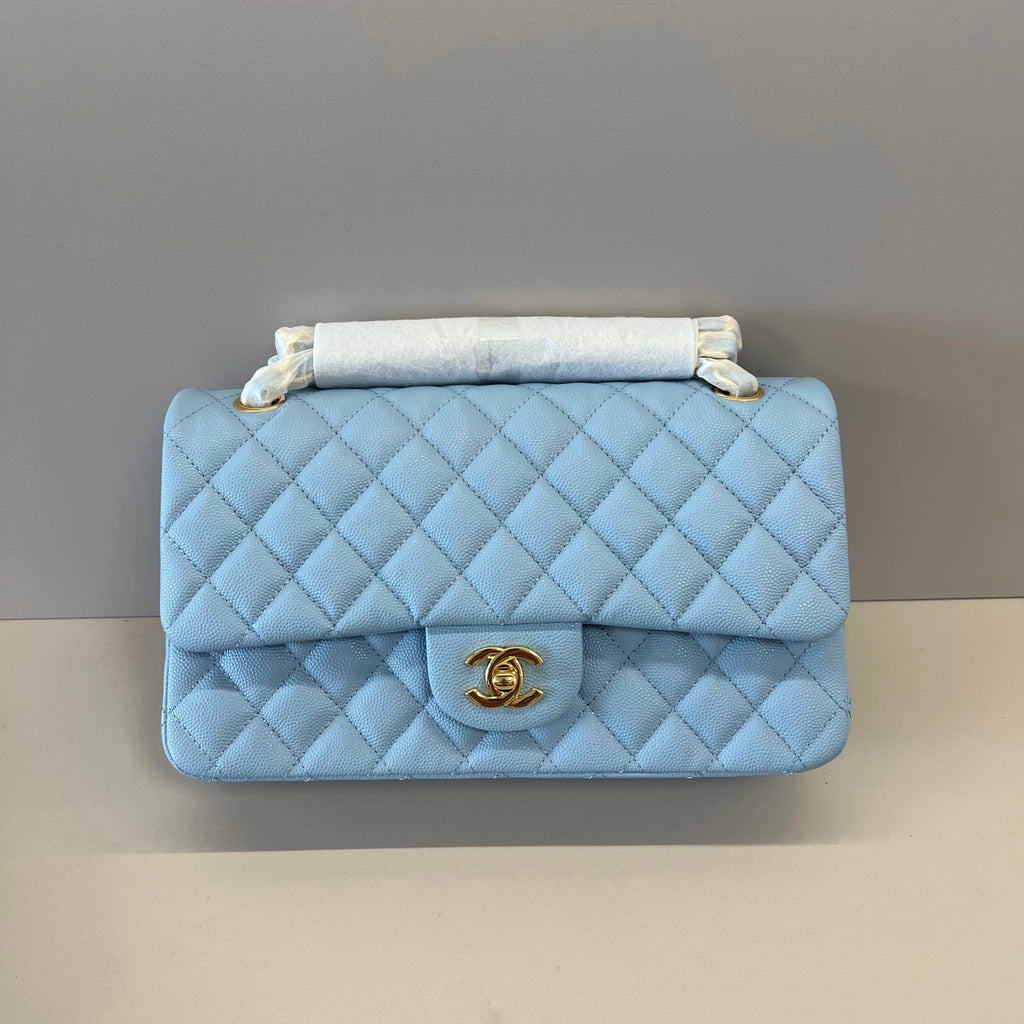 Caviar Leather Classic Double Flap Bag