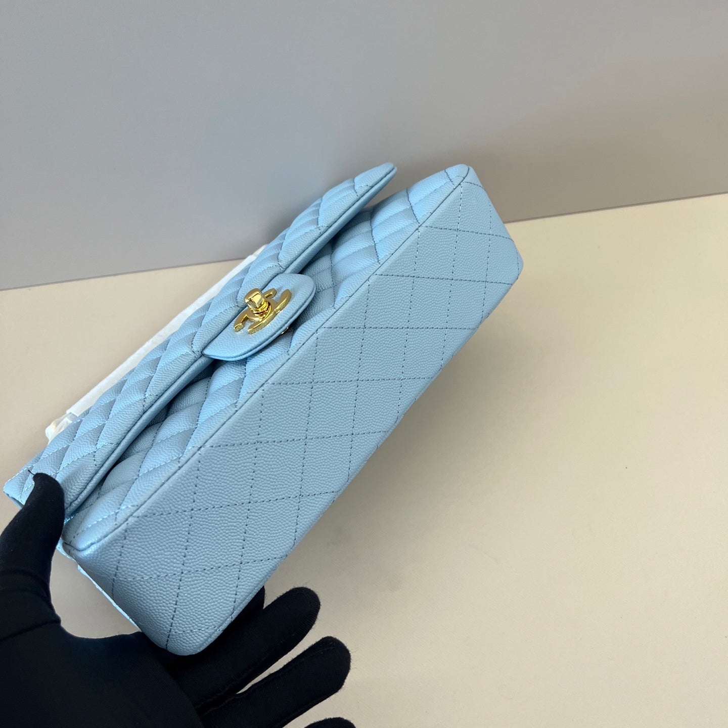 Caviar Leather Classic Double Flap Bag