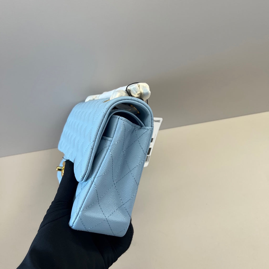 Caviar Leather Classic Double Flap Bag