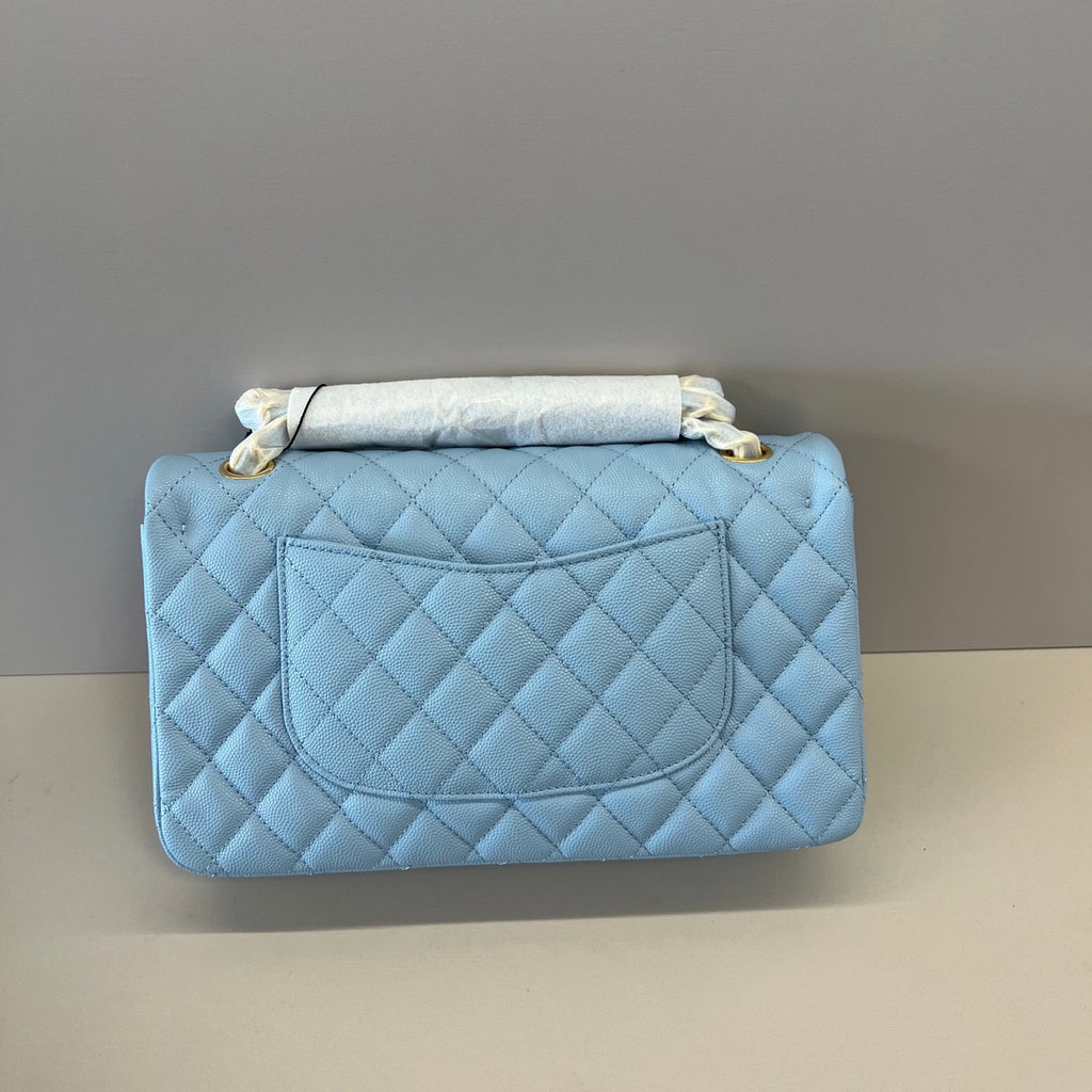 Caviar Leather Classic Double Flap Bag