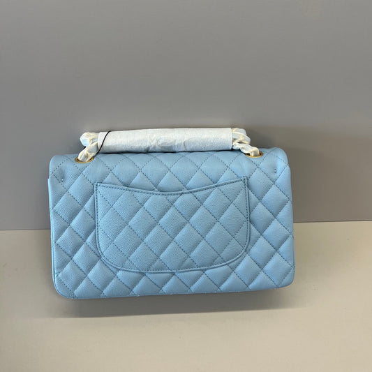 Caviar Leather Classic Double Flap Bag