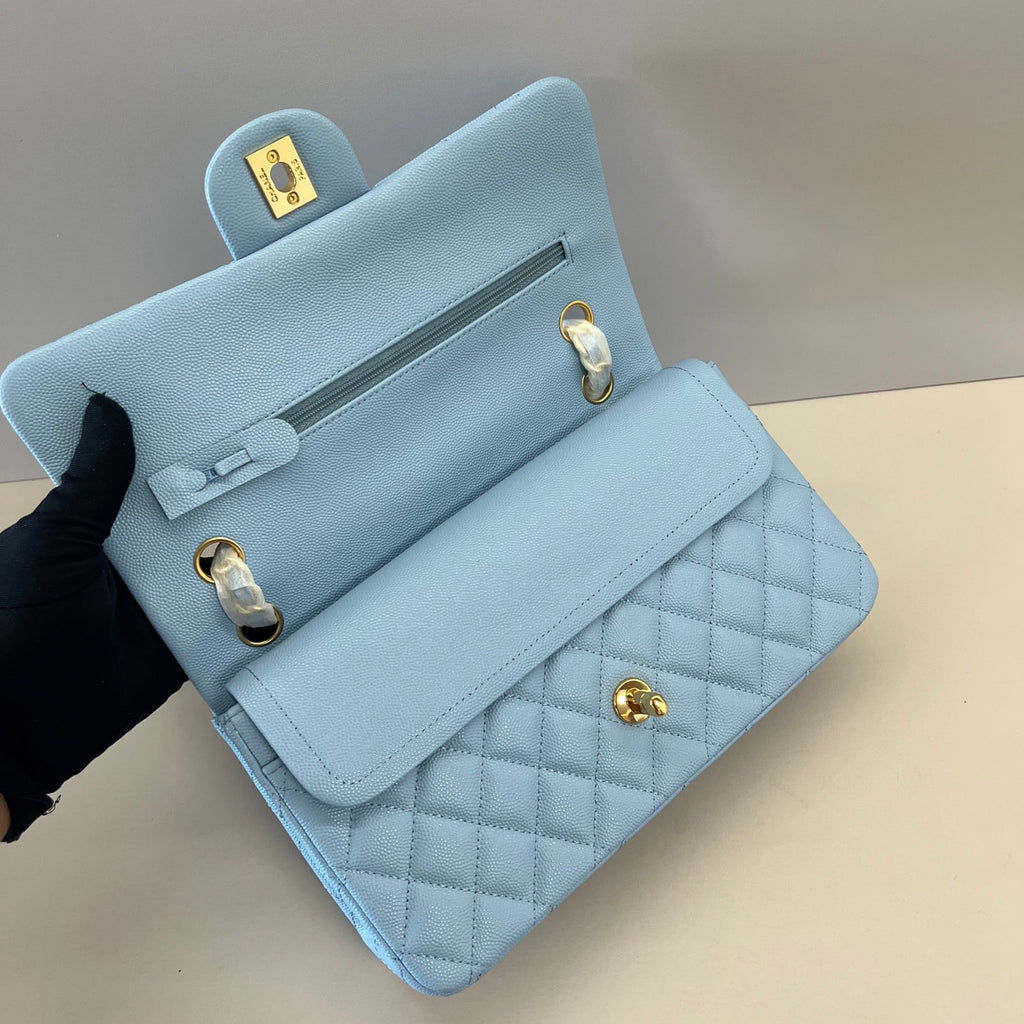 Caviar Leather Classic Double Flap Bag