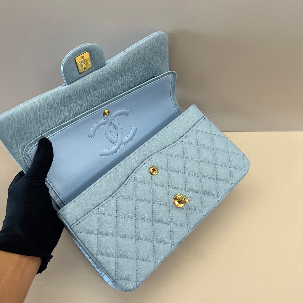 Caviar Leather Classic Double Flap Bag