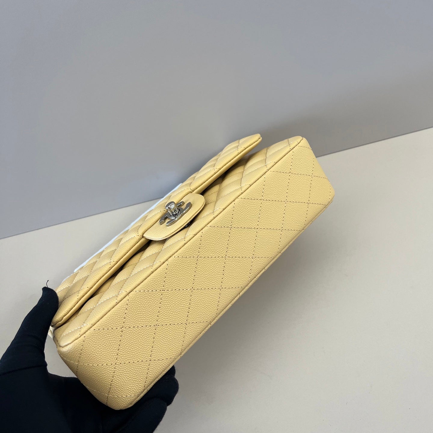 Caviar Leather Classic Double Flap Bag