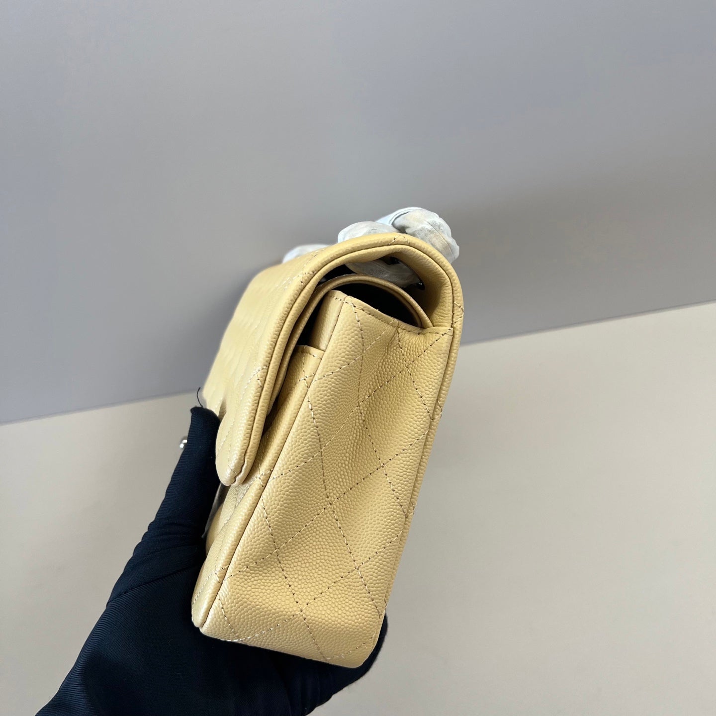 Caviar Leather Classic Double Flap Bag