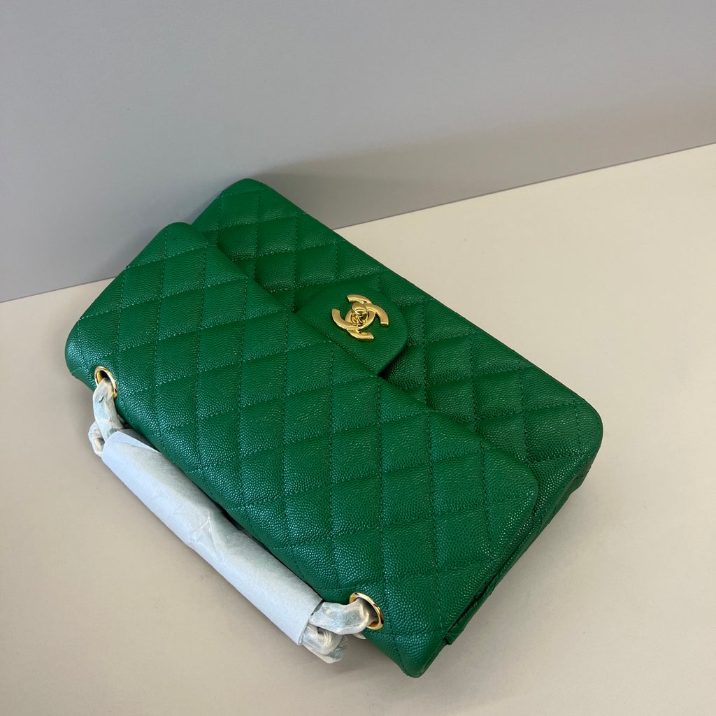 Caviar Leather Classic Double Flap Bag