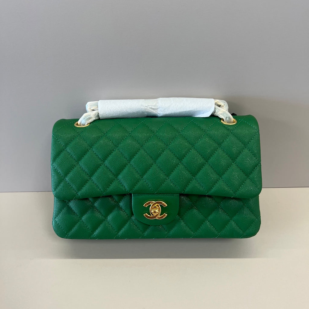 Caviar Leather Classic Double Flap Bag