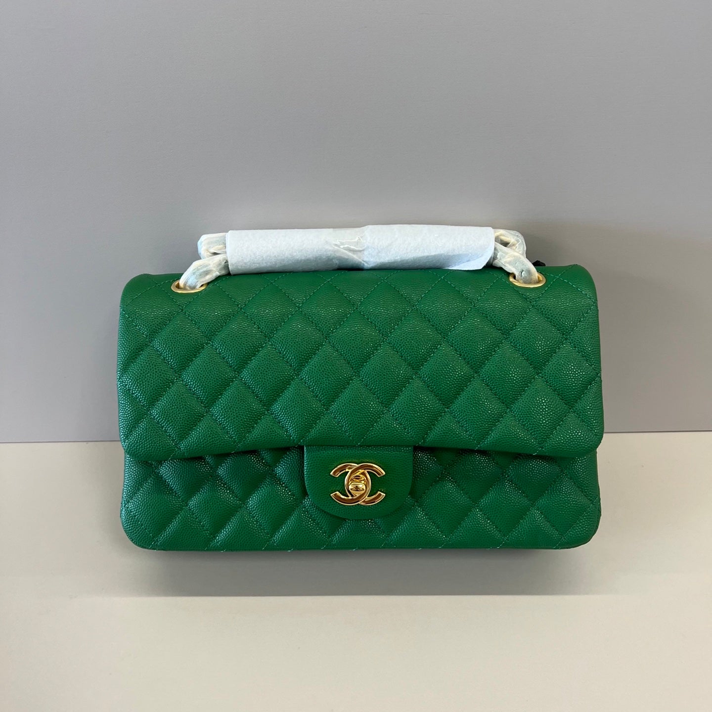 Caviar Leather Classic Double Flap Bag