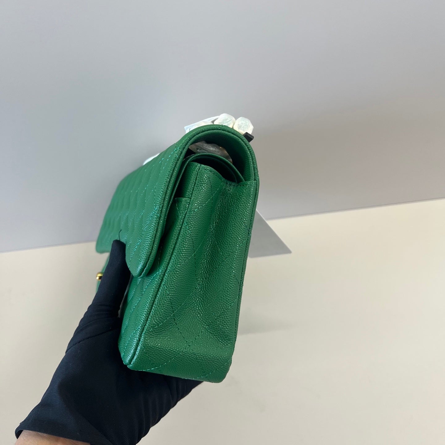 Caviar Leather Classic Double Flap Bag