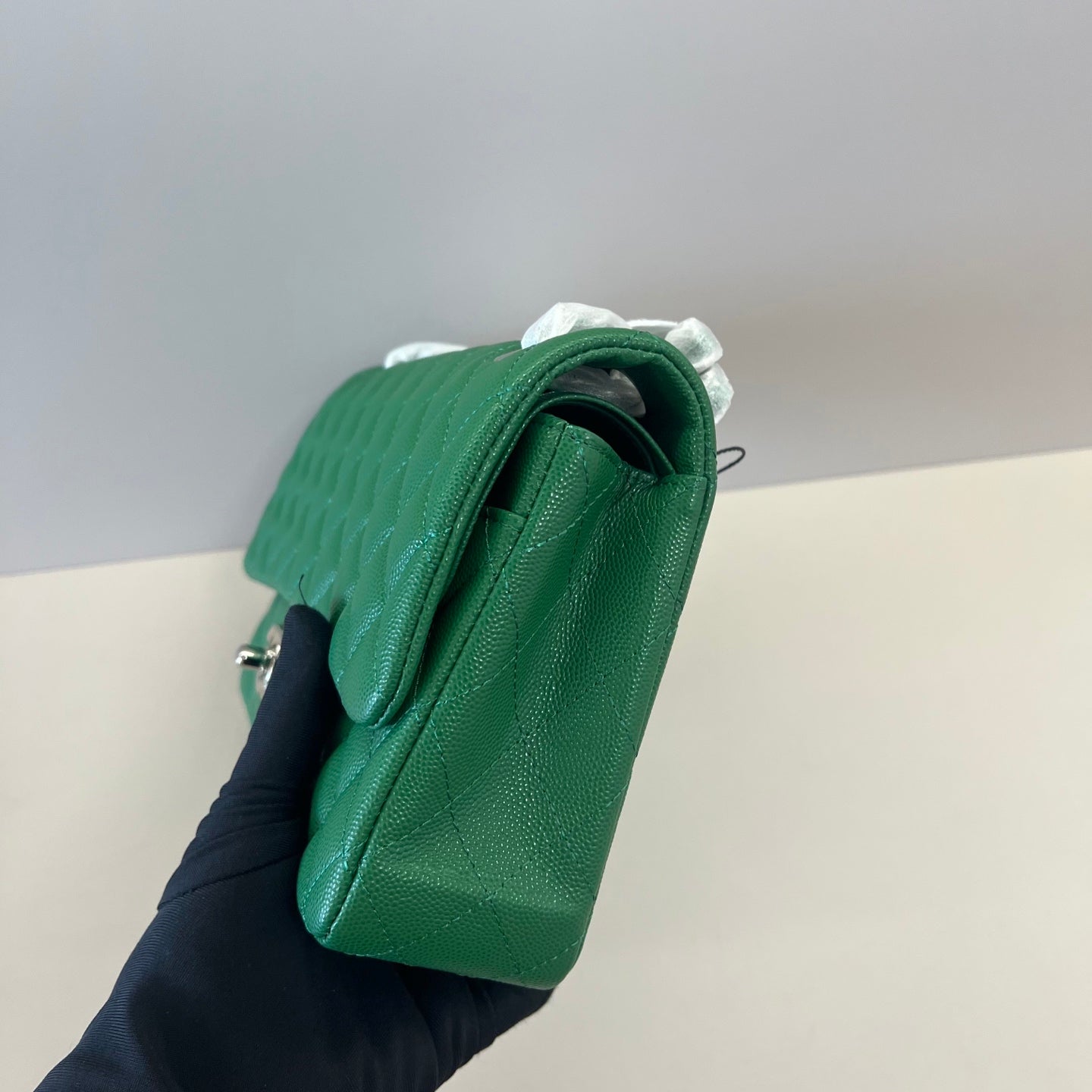 Caviar Leather Classic Double Flap Bag