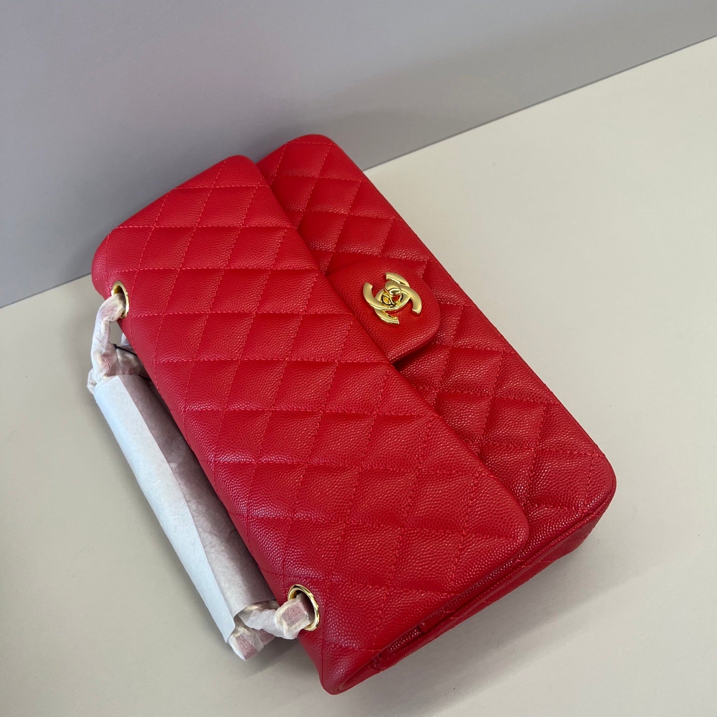 Caviar Leather Classic Double Flap Bag