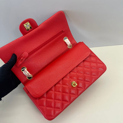 Caviar Leather Classic Double Flap Bag