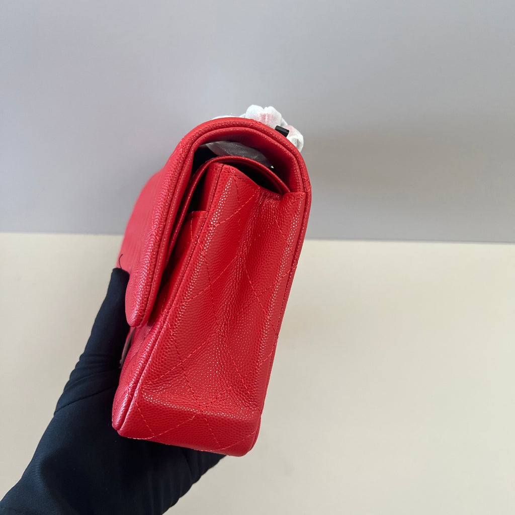 Caviar Leather Classic Double Flap Bag