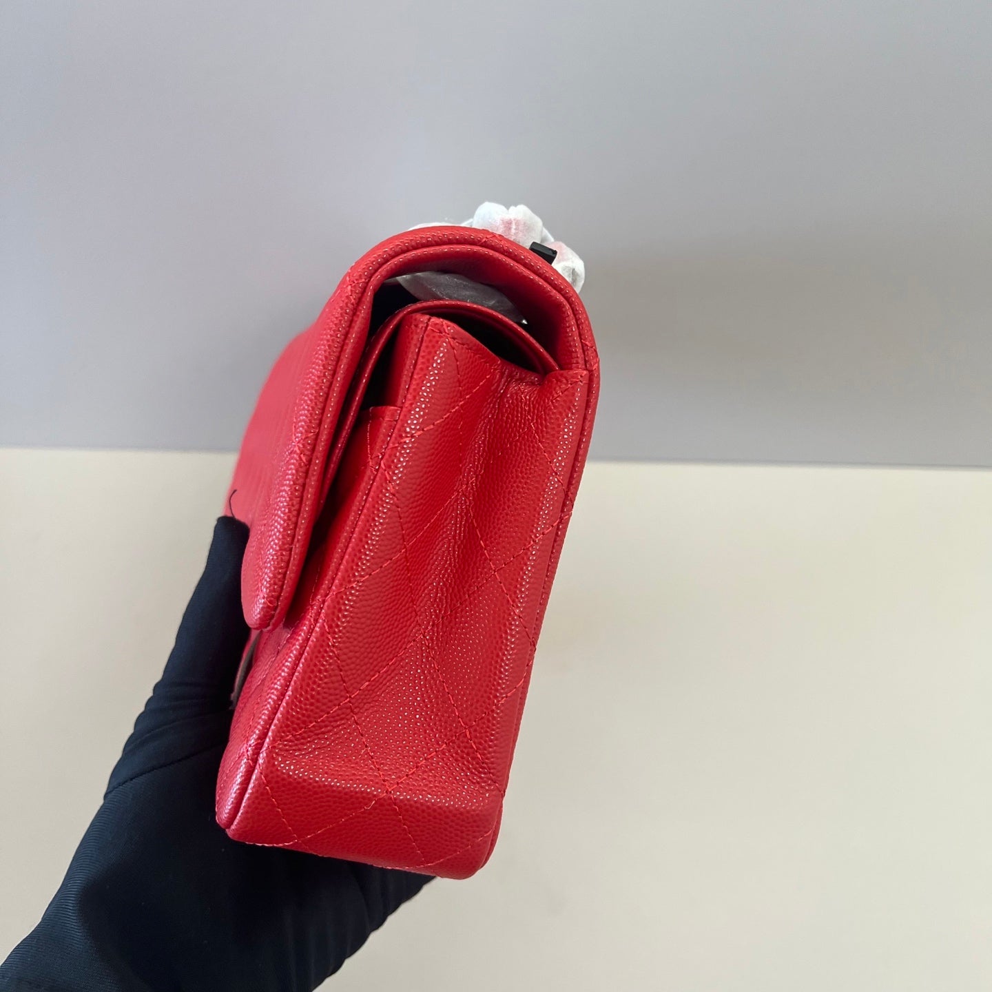 Caviar Leather Classic Double Flap Bag