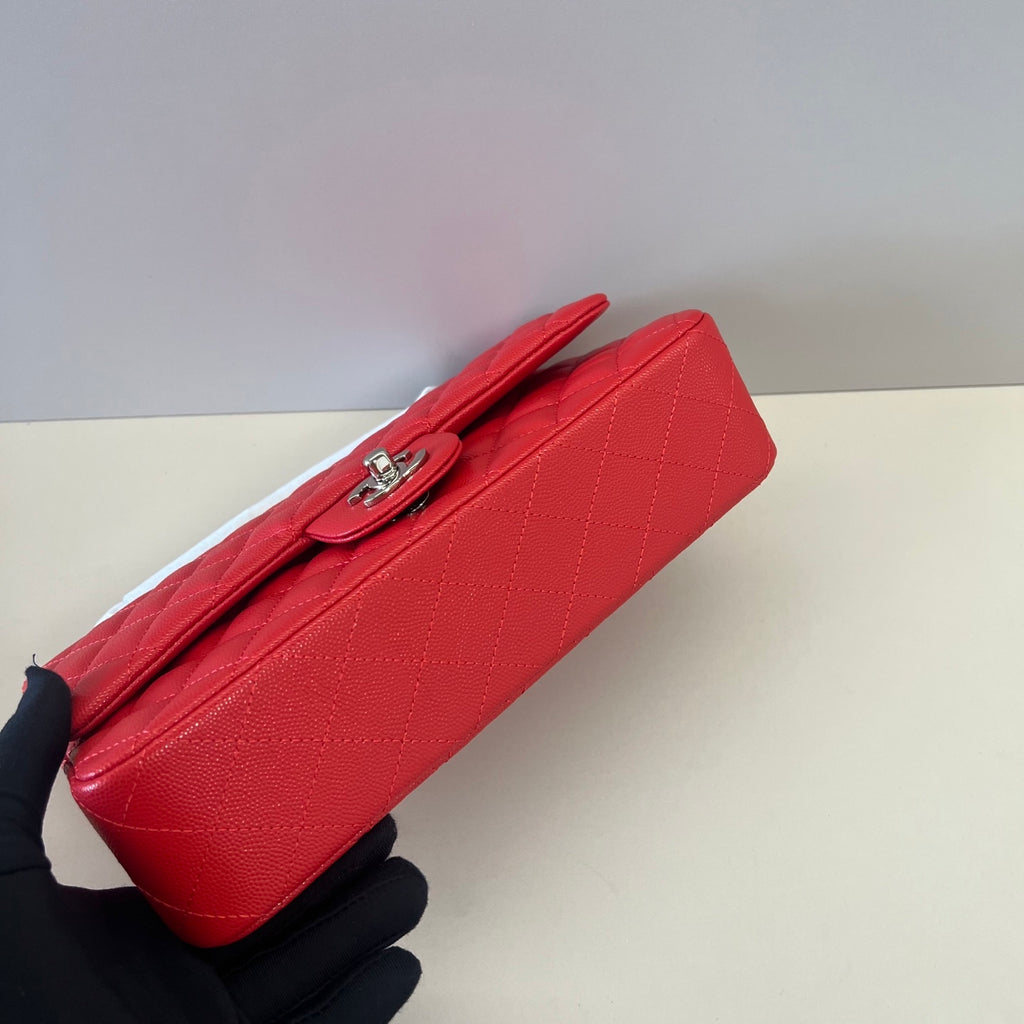 Caviar Leather Classic Double Flap Bag