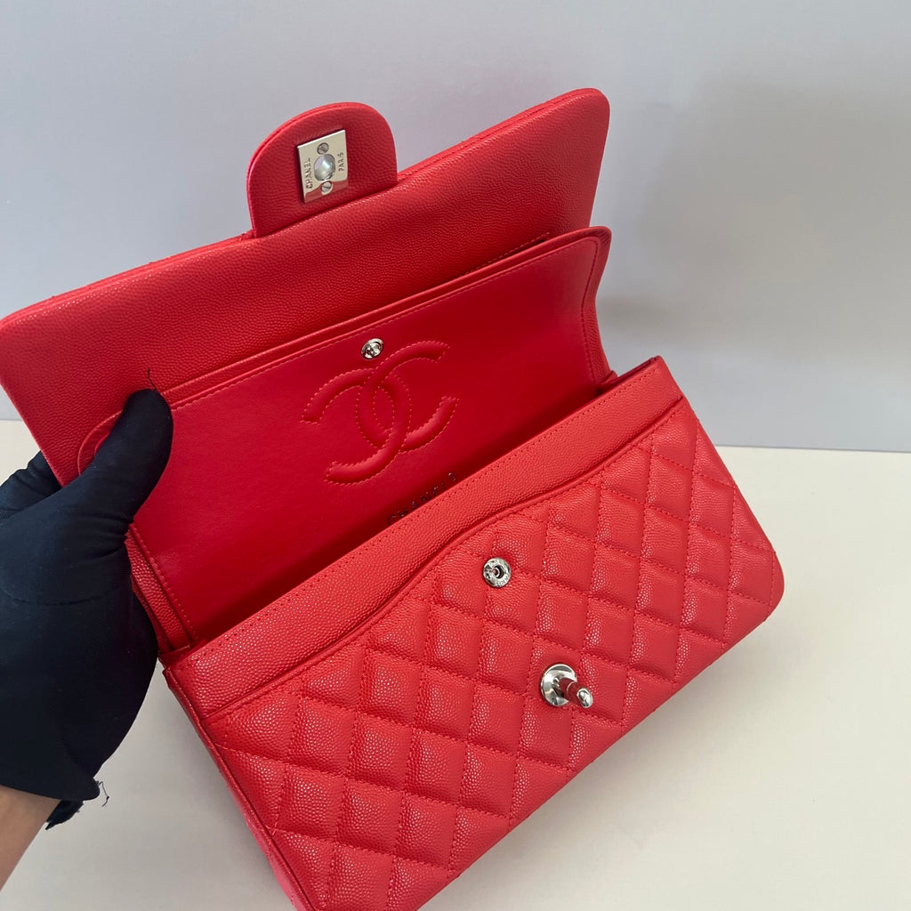 Caviar Leather Classic Double Flap Bag