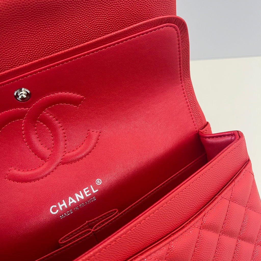 Caviar Leather Classic Double Flap Bag