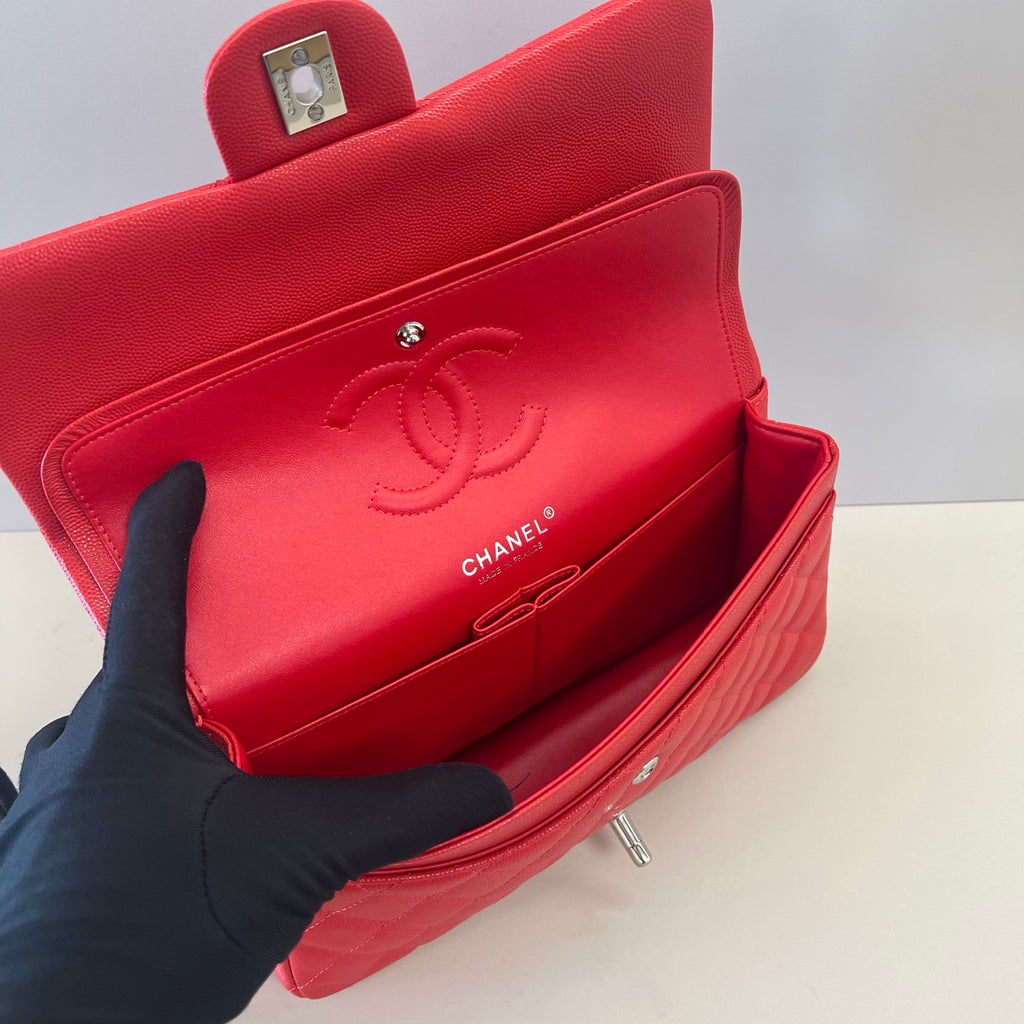 Caviar Leather Classic Double Flap Bag