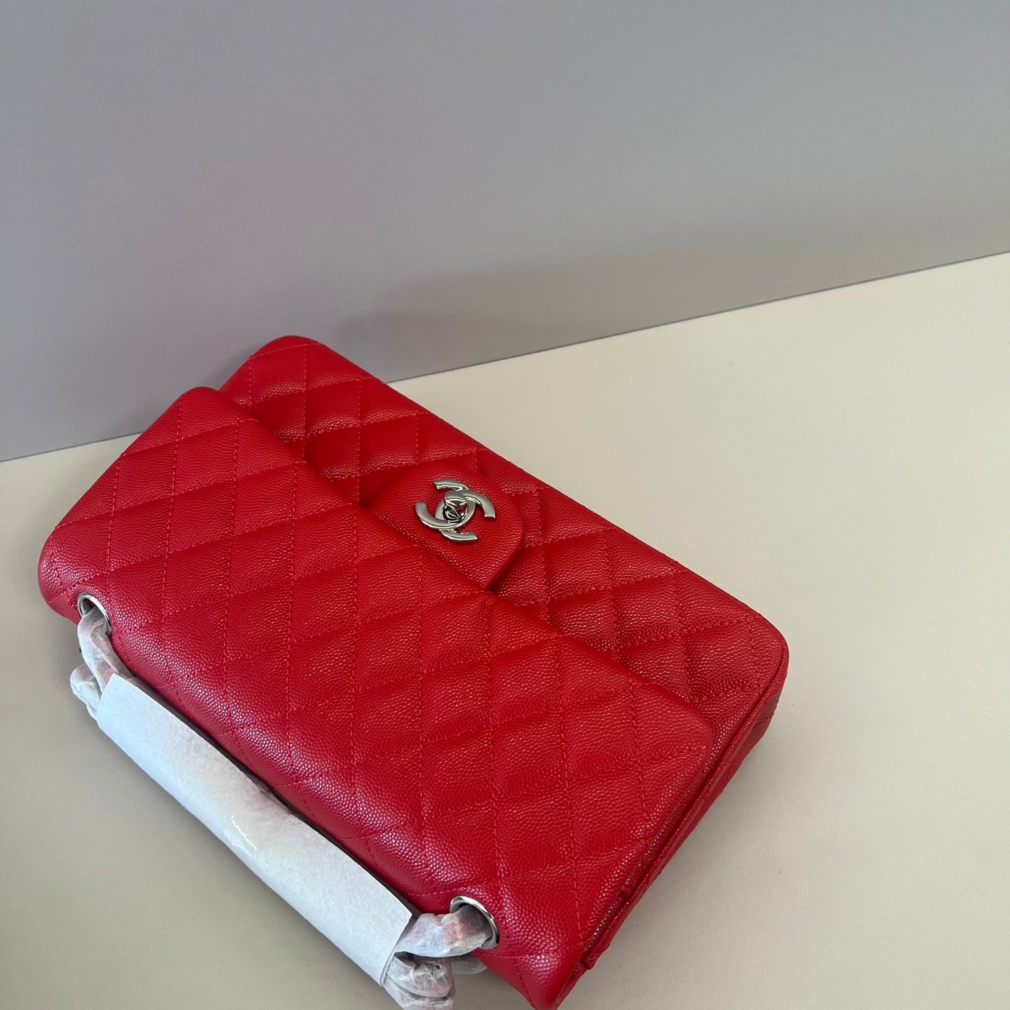 Caviar Leather Classic Double Flap Bag