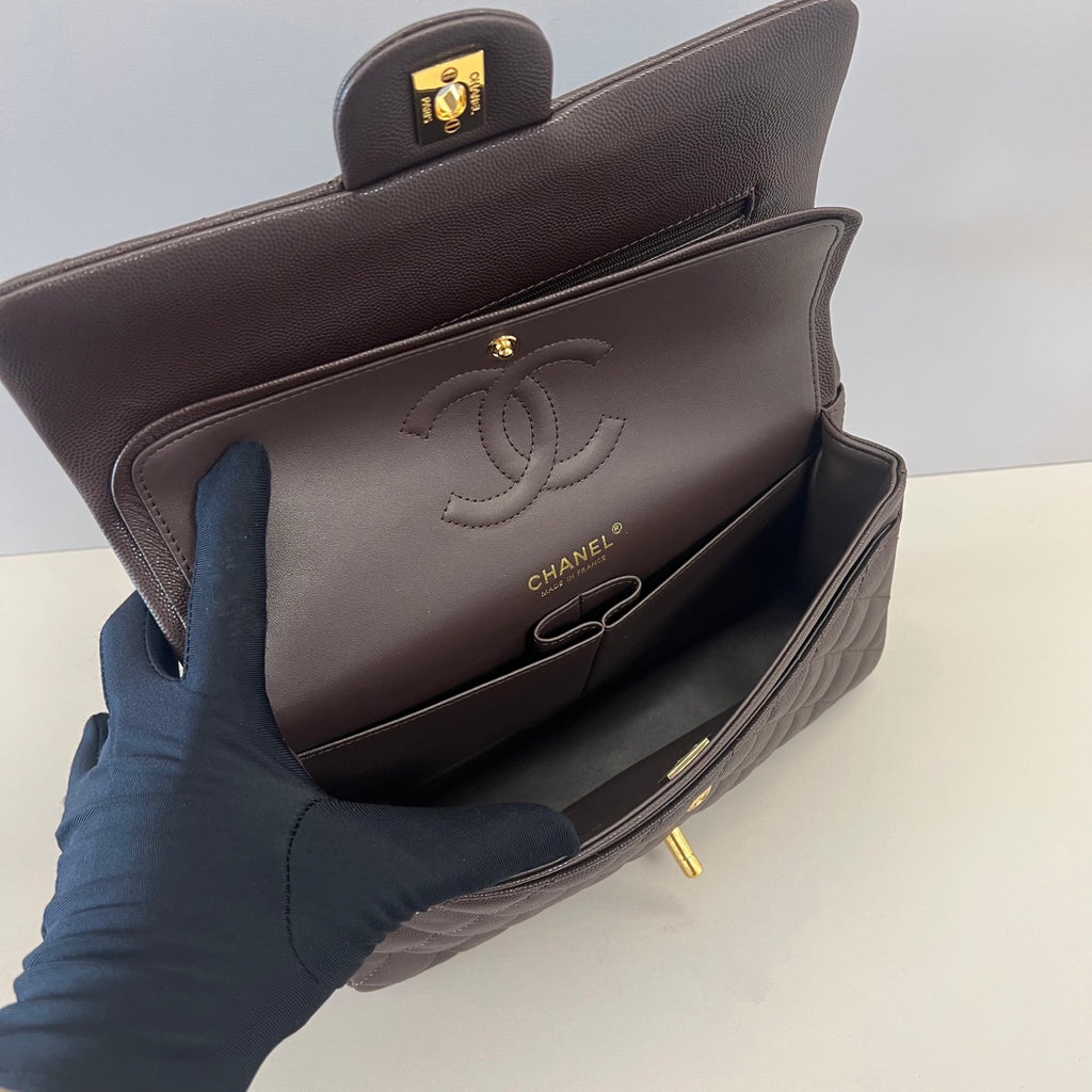 Caviar Leather Classic Double Flap Bag