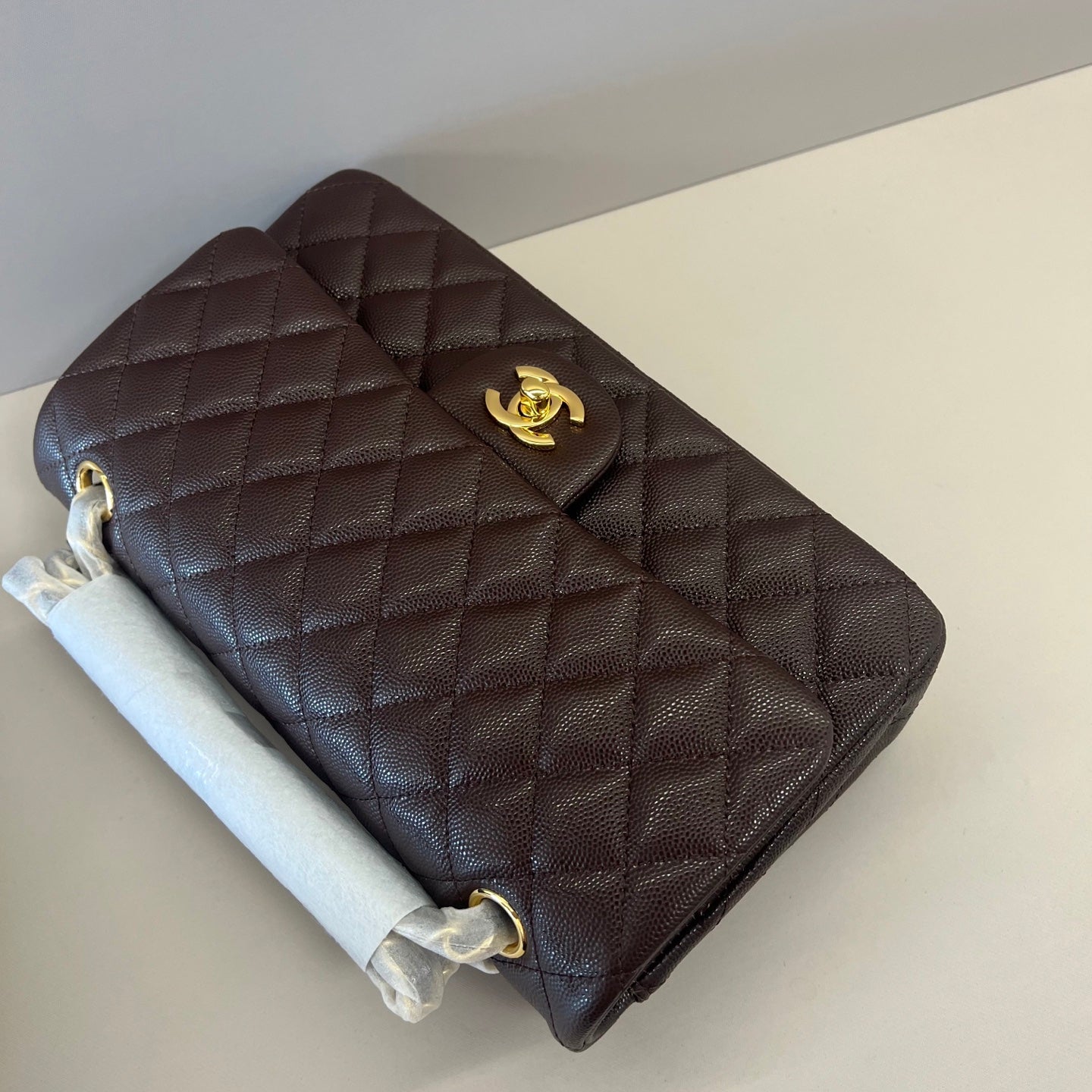 Caviar Leather Classic Double Flap Bag