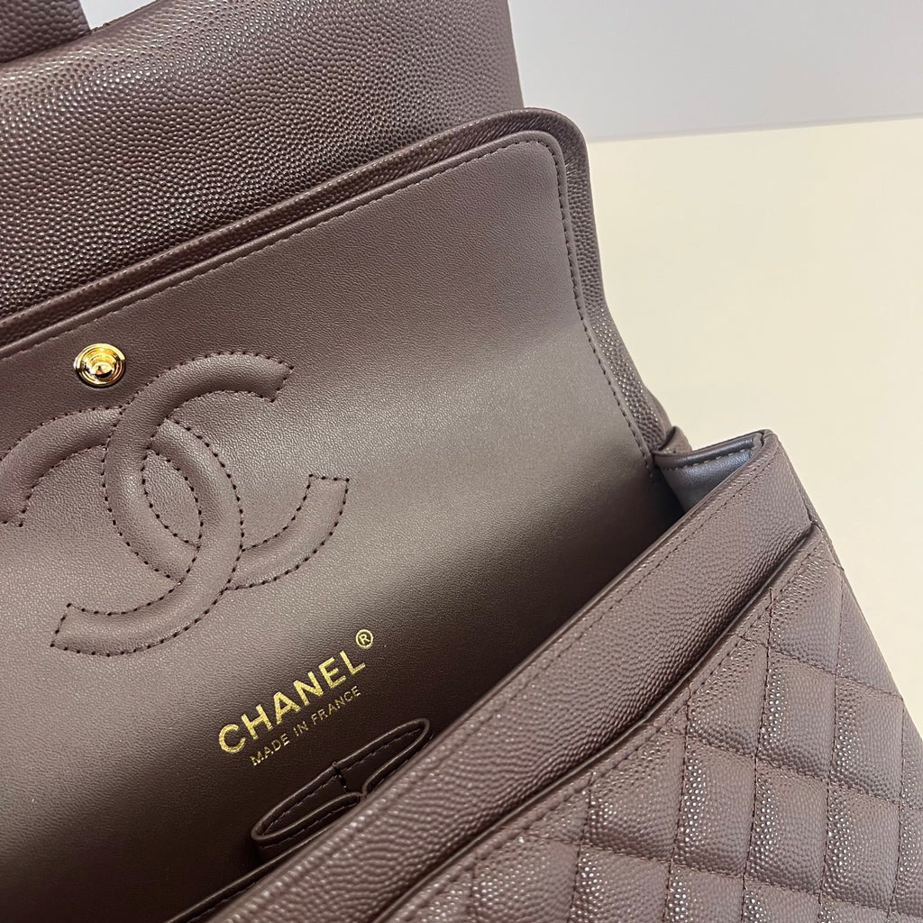 Caviar Leather Classic Double Flap Bag