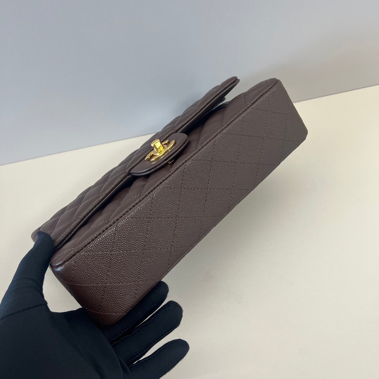 Caviar Leather Classic Double Flap Bag