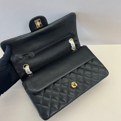 Caviar Leather Classic Double Flap Bag