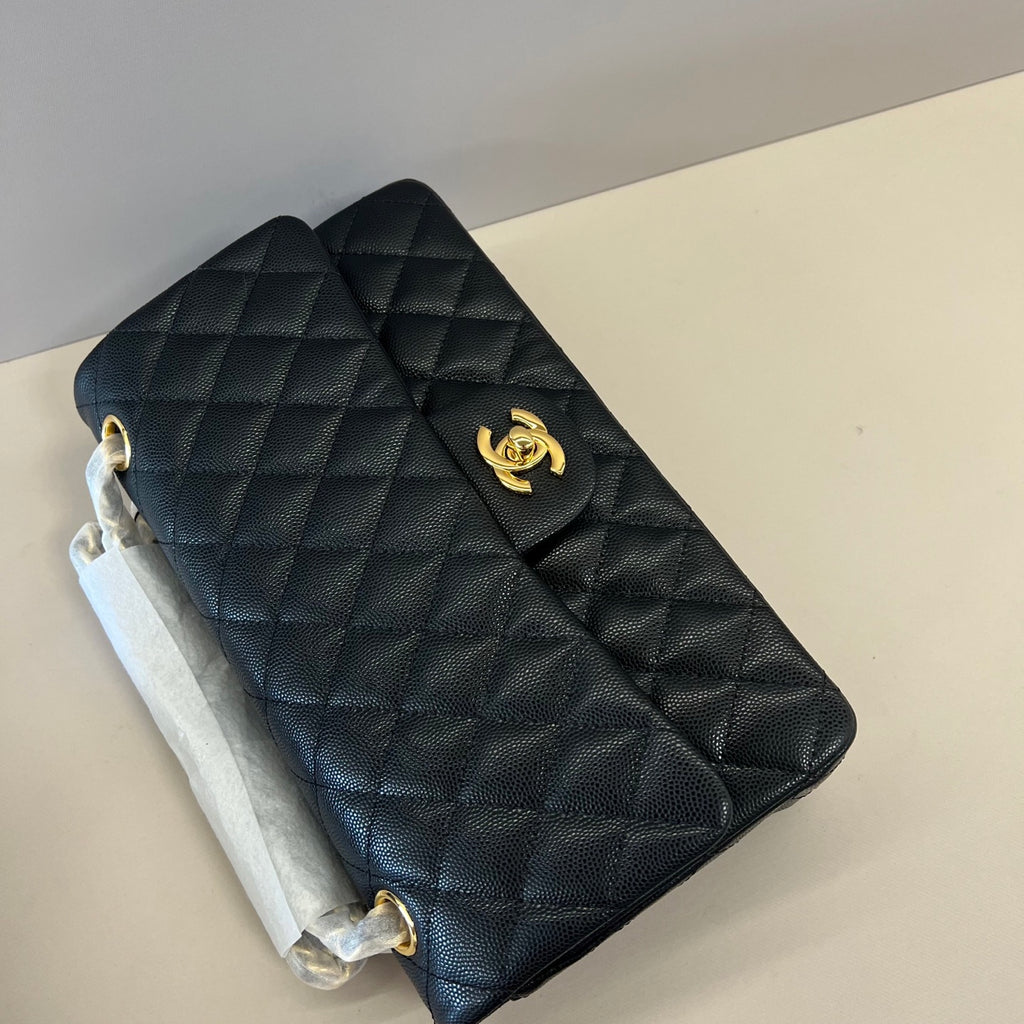Caviar Leather Classic Double Flap Bag