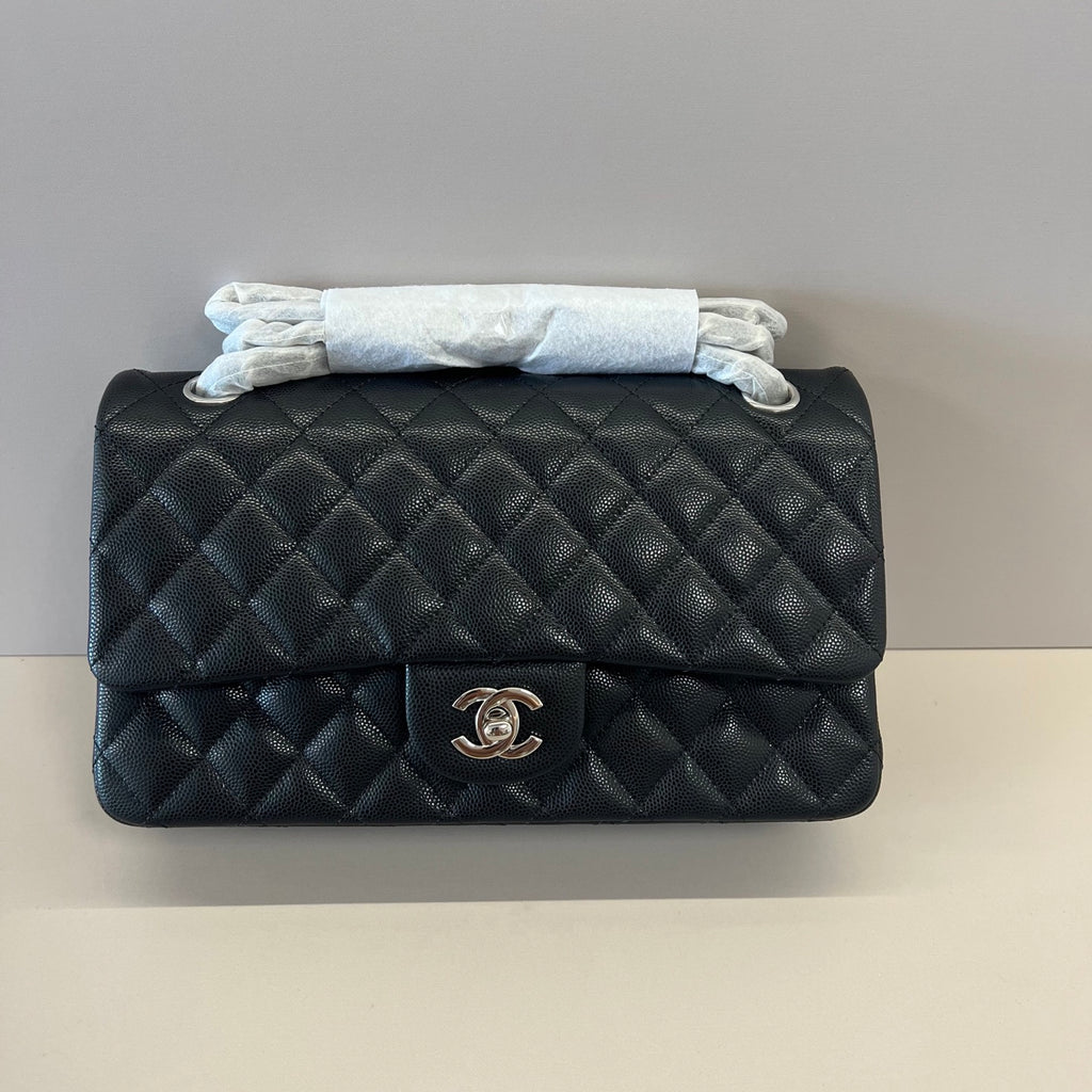 Caviar Leather Classic Double Flap Bag