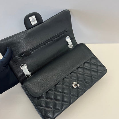 Caviar Leather Classic Double Flap Bag